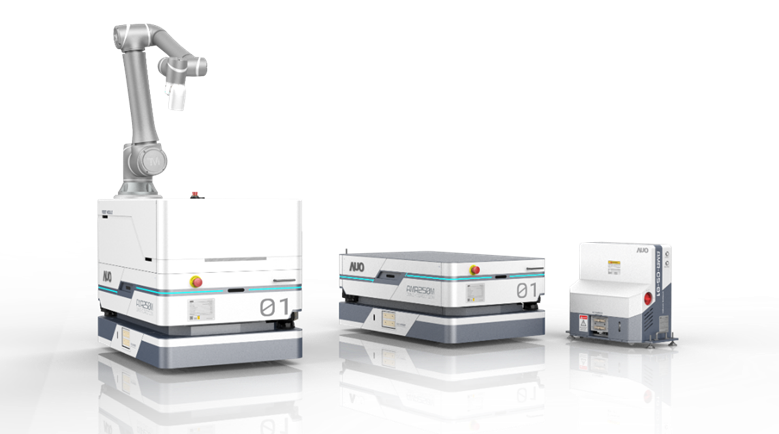 Stake數位開發的自主式移動機器人（AMR250M），搭配全向輪並結合AI演算法、2D LiDAR、3D攝影機等技術，協助客戶實現產線全自動化